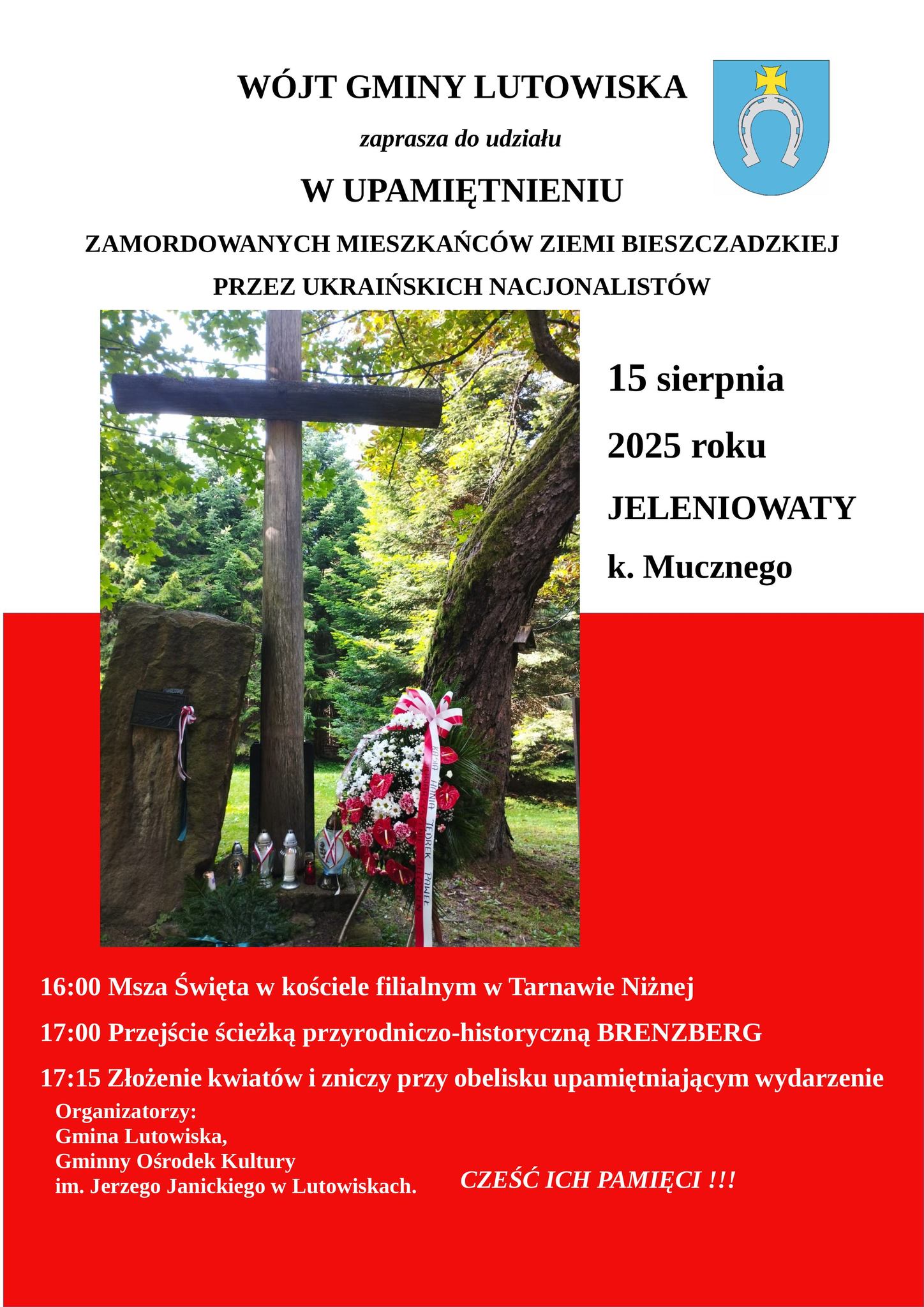 Program uroczystości w dniu 15 sierpnia 2025 roku
